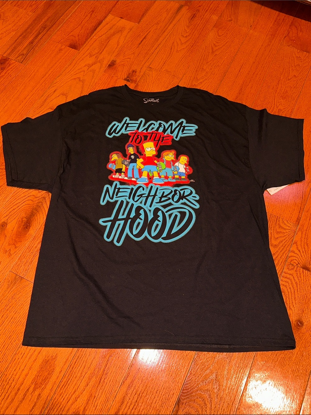 The Simpsons Matt Groening Men’s Black Tee Size 2XL XXL
